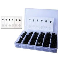 KIT 200 PZ PLASTICA TRIM CLIP RIVETTI CLIP FERMI DI SPINTA PER AUTO PARAURTI