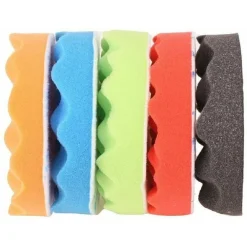 KIT 10 PZ SPUGNA LUCIDANTE CERATURA + ADATTATORE PER TRAPANO LUCIDATRICE 150MM