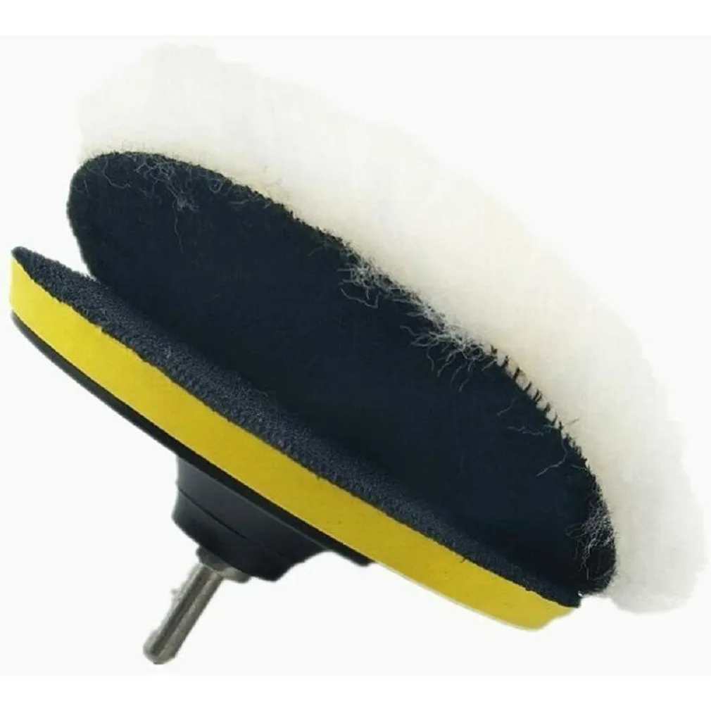 KIT 10 PZ SPUGNA LUCIDANTE CERATURA + ADATTATORE PER TRAPANO LUCIDATRICE 125MM