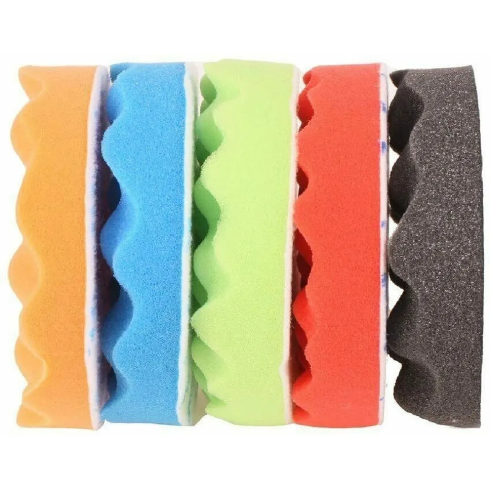 KIT 10 PZ SPUGNA LUCIDANTE CERATURA + ADATTATORE PER TRAPANO LUCIDATRICE 80MM