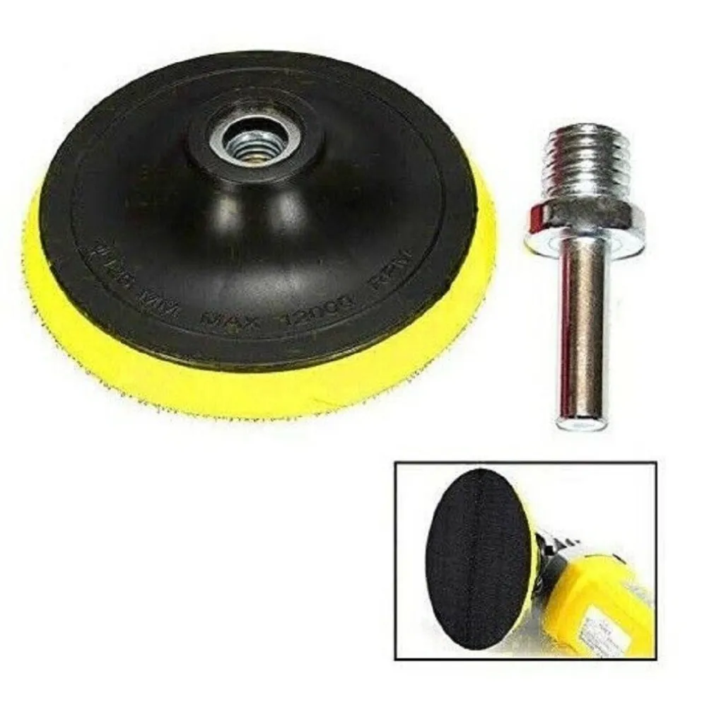 KIT 10 PZ SPUGNA LUCIDANTE CERATURA + ADATTATORE PER TRAPANO LUCIDATRICE 80MM