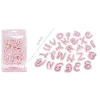 KIT 26 STAMPI LETTERE INDIPENDENTI PER CIOCCOLATINI TORTE PASTA DI ZUCCHERO 99020