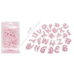 KIT 26 STAMPI LETTERE INDIPENDENTI PER CIOCCOLATINI TORTE PASTA DI ZUCCHERO 99020