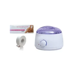 KIT 50 STRISCE + ROTOLO 50MT DEPILATORIA + SCALDACERA ELETTRICO PROFESSIONALE