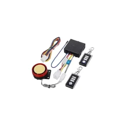 KIT ANTIFURTO ALLARME PER MOTO UNIVERSALE CON SIRENA DA 125DB CODE TELECOMANDO