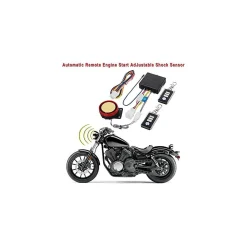 KIT ANTIFURTO ALLARME PER MOTO UNIVERSALE CON SIRENA DA 125DB CODE TELECOMANDO