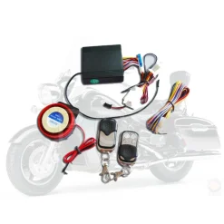 KIT ANTIFURTO MOTO SCOOTER CON 2 TELECOMANDI CENTRALIZZATO SIRENA 125 dB ALLARME