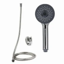 KIT BAGNO DOCCETTA DOCCINO ROTONDO SOFFIONE DOCCIA CON LACCIO 1,8MT STAFFA 69092