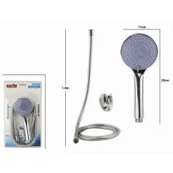 KIT BAGNO DOCCETTA DOCCINO SOFFIONE DOCCIA MULTIGETTO LACCIO 1,8 MT STAFFA 69055