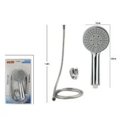 KIT BAGNO DOCCETTA DOCCINO SOFFIONE DOCCIA TONDO CON LACCIO 1,8 MT STAFFA 69084