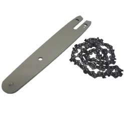 KIT BARRA + CATENA 4" RICAMBIO DA 4 POLLICI PER MINI MOTOSEGA A BATTERIA