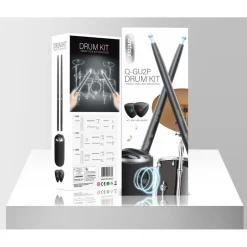 KIT BATTERIA WIRELESS BACCHETTE ALTOPARLANTE PORTATILE SENSORI A PEDALE Q-GU2P