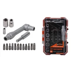 KIT CACCIAVITE MULTIUSO 30 PZ FAI DA TE MAGNETICO TESTE INTERCAMBIABILI 92189