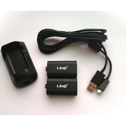 KIT CARICABATTERIA BATTERIE RICARICABILI 4IN1 CAVO USB PER CONTROLLER XBOX ONE BAT-P4501