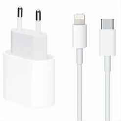 KIT CARICABATTERIA CARICATORE CAVO LIGHTNING 20 WATT 3000MA SMARTPHONE CA-S047
