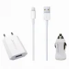KIT CARICABATTERIE CELLULARE SMARTPHONE CAVO USB CELLULARI CASA AUTO MS-T004