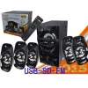 KIT CASSE ACUSTICHE A3309 SISTEMA ALTOPARLANTI DOLBY SURROUND 5.1 USB HD TV PC
