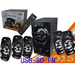KIT CASSE ACUSTICHE A3309 SISTEMA ALTOPARLANTI DOLBY SURROUND 5.1 USB HD TV PC