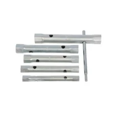 KIT CHIAVE CHIAVI A TUBO 6 PEZZI PER IDRAULICA FAI DA TE FERRAMENTA