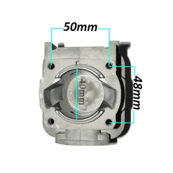 KIT CILINDRO PISTONE GUARNIZIONI RICAMBIO MOTOSEGA 40 MM DECESPUGLIATORE GF-0517