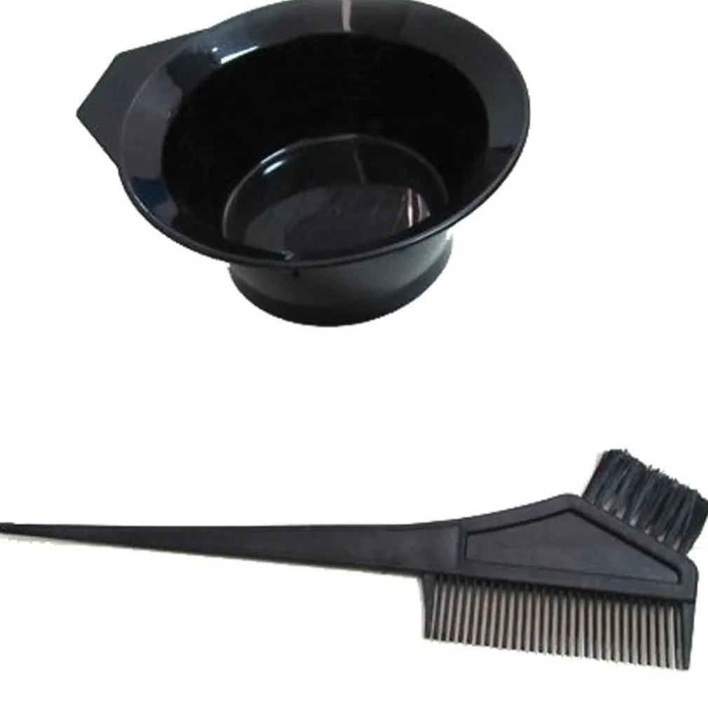 KIT COLORAZIONE CAPELLI TINTA TINTURA CIOTOLA PETTINE PENNELLO PARRUCCHIERE CASA