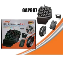 KIT COMBO 4IN1 SET PER MOBILE GAME ACCESSORI GIOCO PER SMARTPHONE BLUETOOTH GAP907