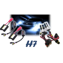 KIT COMPLETO XENON XENO LAMPADE FARI LUCI H7 6000 K CENTRALINE 35W AUTO E MOTO