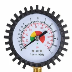 KIT COMPRESSORE DOPPIA PISTOLA SOFFIAGGIO ARIA COMPRESSA TUBO 5MT MANOMETRO 3PZ