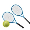 KIT CONFEZIONE SET TENNIS 2 RACCHETTE CON PALLA CON CUSTODIA SPORT ACCESSORI