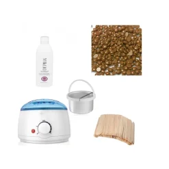 KIT DEPILAZIONE CERETTA BRASILIANA CON SCALDACERA SPATOLA IN LEGNO OLIO SFERE