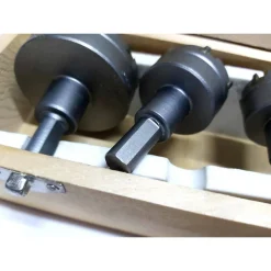 KIT DI 5 FRESE A TAZZA HSS DENTI IN METALLO DURO DA 18 30 32 35 55 MM PER MURO