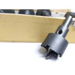 KIT DI 5 FRESE A TAZZA HSS DENTI IN METALLO DURO DA 18 30 32 35 55 MM PER MURO