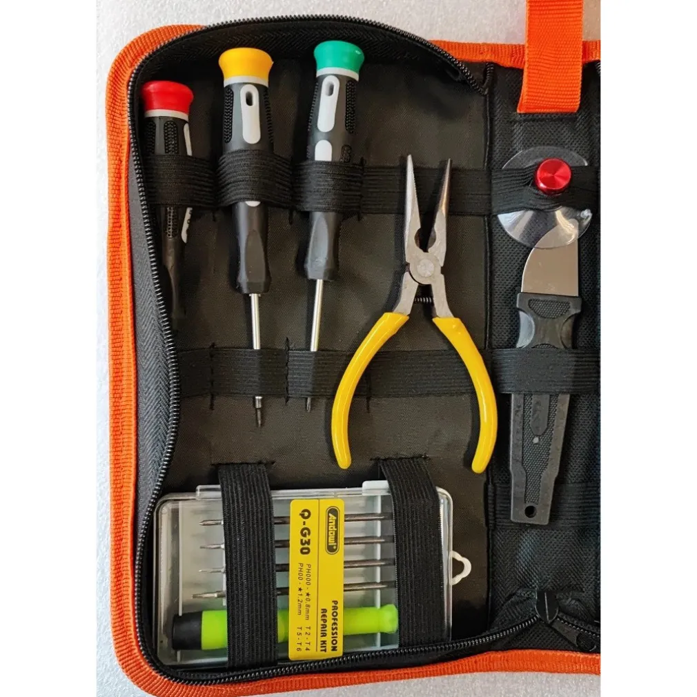 KIT DI 11 STRUMENTI DI RIPARAZIONE DI PRECISIONE PROFESSIONALE CUSTODIA Q-G30