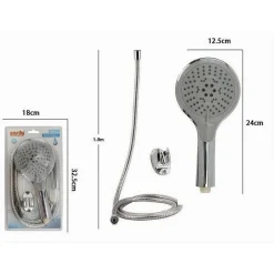 KIT DOCCETTA BAGNO DOCCINO SOFFIONE DOCCIA MULTIGETTO LACCIO 1,8 MT STAFFA 69346