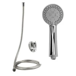 KIT DOCCETTA DOCCINO MULTIGETTO SOFFIONE DOCCIA BAGNO CON LACCIO 1,8MT STAFFA 69328