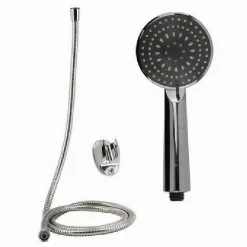 KIT DOCCETTA DOCCINO SOFFIONE DOCCIA BAGNO MULTIGETTO LACCIO 1,8MT STAFFA 69108