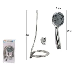 KIT DOCCETTA DOCCINO SOFFIONE MULTIGETTO DOCCIA BAGNO LACCIO 1,5MT STAFFA 79977