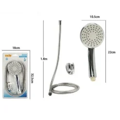 KIT DOCCETTA DOCCINO SOFFIONE DOCCIA BAGNO CON LACCIO 1,8 METRI STAFFA 59165