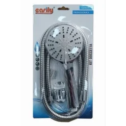 KIT DOCCETTA MULTIGETTO DOCCINO SOFFIONE DOCCIA LACCIO 1,8 MT STAFFA BAGNO 69047