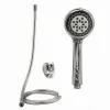 KIT DOCCETTA ROTONDA DOCCINO SOFFIONE DOCCIA CON LACCIO 1,8MT STAFFA BAGNO 69300