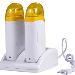 KIT DOPPIO SCALDACERA RULLO + RICARICA BASE PER STRISCE DEPILATORIE CERA CERETTA