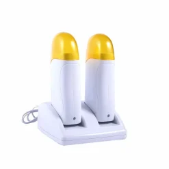 KIT DOPPIO SCALDACERA RULLO + RICARICA BASE PER STRISCE DEPILATORIE CERA CERETTA