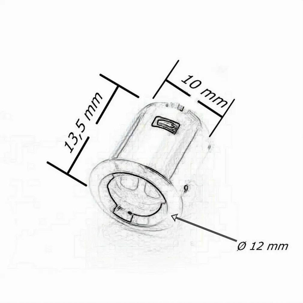 KIT DOPPIO SENSORE INTERRUTTORE PER LUCI STRIP LED MOBILI SENSORI 12/24V SEN-2PO