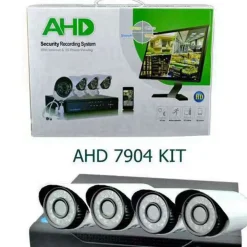 KIT DVR AHD VIDEOSORVEGLIANZA IR 4 CANALI 3G SMARTPHONE TELECAMERE IR HDMI 7904