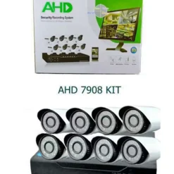 KIT DVR AHD VIDEOSORVEGLIANZA IR 8 CANALI 3G SMARTPHONE TELECAMERE IR HDMI 7908