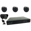 KIT DVR VIDEOSORVEGLIANZA HDMI 4 TELECAMERE IR 4 CANALI BNC COMPLETO 5504H-4-B