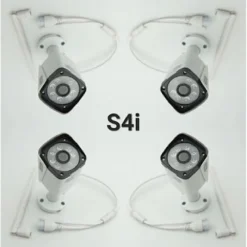 KIT DVR WIRELESS WIFI 4 CANALI SISTEMA REGISTRAZIONE CCTV HD 4 TELECAMERA Q-S4I