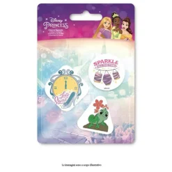 KIT GOMME PER CANCELLARE 3PZ SAGOMATE TEMA PRINCIPESSE CANCELLERIA BAMBINE SCUOLA 953681