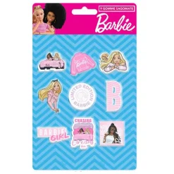 KIT GOMME PER CANCELLARE 9PZ SAGOMATE TEMA BARBIE CANCELLERIA PER BAMBINE SCUOLA 955364