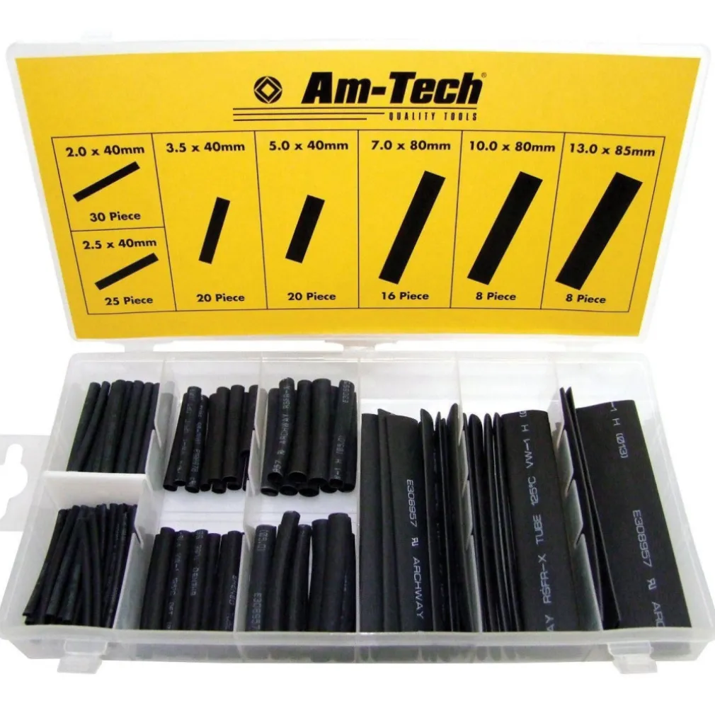 KIT GUAINE TERMORESTRINGENTI TERMORETRAIBILI CAVO ELETTRICO 127 PZ ISOLANTI PC